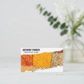 Carte De Visite Services culinaires | Épices et herbes (Debout devant)