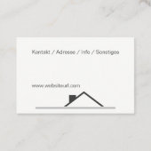 Carte De Visite Services d’entretien (Dos)