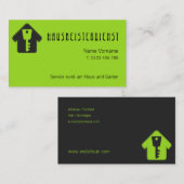 Carte De Visite Services d’entretien (Devant / Derrière)
