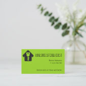 Carte De Visite Services d’entretien (Debout devant)