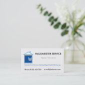 Carte De Visite Services d’entretien (Debout devant)