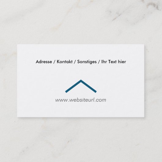 Carte De Visite Services d’entretien (Dos)