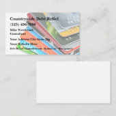 Carte De Visite Services D'Allégement Et De Gestion De La Dette (Devant / Derrière)
