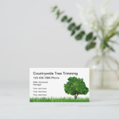 Carte De Visite Services d'aménagement paysager (Debout devant)