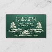 Carte De Visite Services d'aménagement paysager et d'entretien de  (Devant)