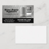 Carte De Visite Services d'appliance | Réparateur (Devant / Derrière)