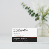 Carte De Visite Services d'approvisionnement de gisement de (Debout devant)