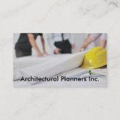 Carte De Visite Services d'architecte de construction (Dos)