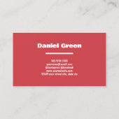 Carte De Visite Services d'ascenseur (Dos)