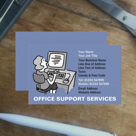 Carte De Visite Services d'assistance Office
