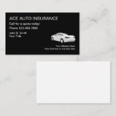 Carte De Visite Services d'assurance auto (Devant / Derrière)