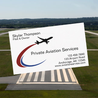Carte De Visite Services d'aviation privée