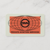 Carte De Visite Services d'aviation privée (Devant)