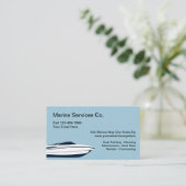 Carte De Visite Services de bateaux marins (Debout devant)
