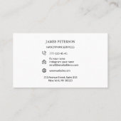 Carte de visite services de bricolage  (Dos)