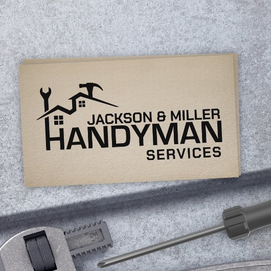 Carte De Visite Services de bricolage Cool Simple