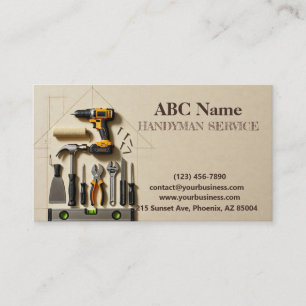 Carte De Visite services de bricolage et de réparation à domicile