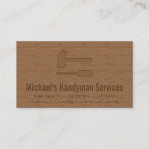 Carte De Visite Services de bricolage modernes et élégants