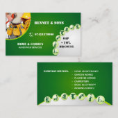 Carte De Visite Services de bricoleur (Devant / Derrière)