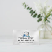 Carte De Visite Services de carrelage - Carreleur (Debout devant)