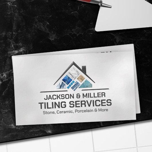 Carte De Visite Services de carrelage - Carreleur