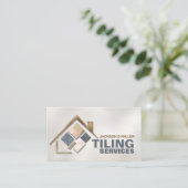 Carte De Visite Services de carrelage - Carreleur (Debout devant)