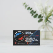 Carte De Visite Services de chauffage et de climatisation (CVC) |  (Debout devant)