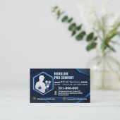 Carte De Visite Services de chauffage et de climatisation (CVC) |  (Debout devant)