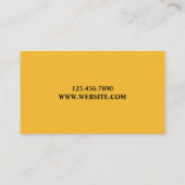 Carte De Visite Services de chauffeur de taxi (Dos)