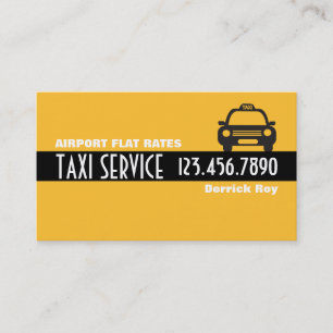 Carte De Visite Services de chauffeur de taxi