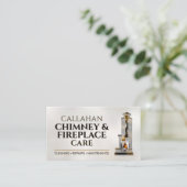 Carte De Visite Services de cheminée et de foyer (Debout devant)