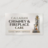 Carte De Visite Services de cheminée et de foyer (Devant)