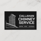 Carte De Visite Services de cheminée et de foyer modernes (Devant)
