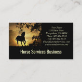 Carte De Visite Services de cheval ou formation vétérinaire d'emba (Devant)