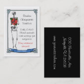 Carte De Visite services de chiropractie (Devant / Derrière)