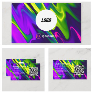 Carte De Visite Services de Cils et Sourcils Modernes Tendance