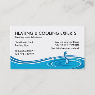 Carte De Visite Services de climatisation