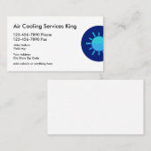 Carte De Visite Services de climatisation (Devant / Derrière)