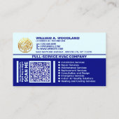 Carte De Visite Services de Climatisation & Chauffage | Meilleur C (Dos)