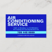 Carte De Visite Services de Climatisation & Chauffage | Meilleur C (Devant)