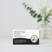 Carte De Visite Services de climatisation CVC  (Debout devant)