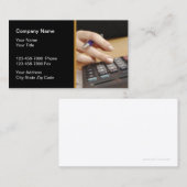 Carte De Visite Services de comptabilité commerciale (Devant / Derrière)