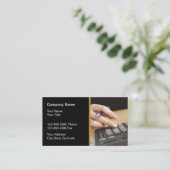 Carte De Visite Services de comptabilité commerciale (Debout devant)
