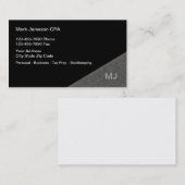 Carte De Visite Services de comptable CPA (Devant / Derrière)