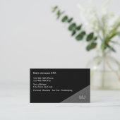 Carte De Visite Services de comptable CPA (Debout devant)