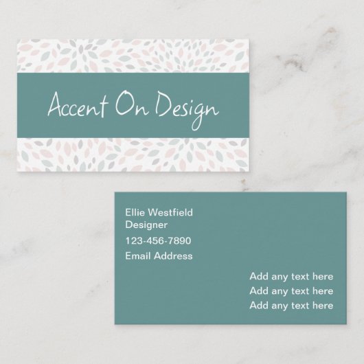 Carte de visite Services De Conception Et De Mise  (Devant / Derrière)