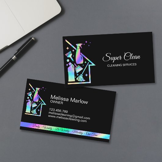 Carte De Visite Services de conciergerie de ménage professionnel