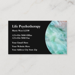 Carte De Visite Services de conseil en psychothérapie