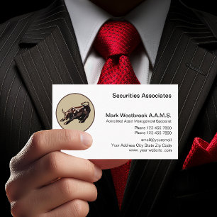 Carte De Visite Services de conseillers financiers Professionnel