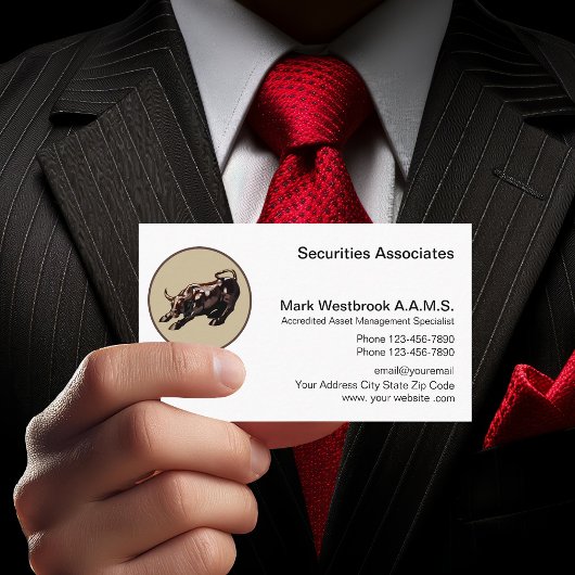 Carte De Visite Services de conseillers financiers Professionnel